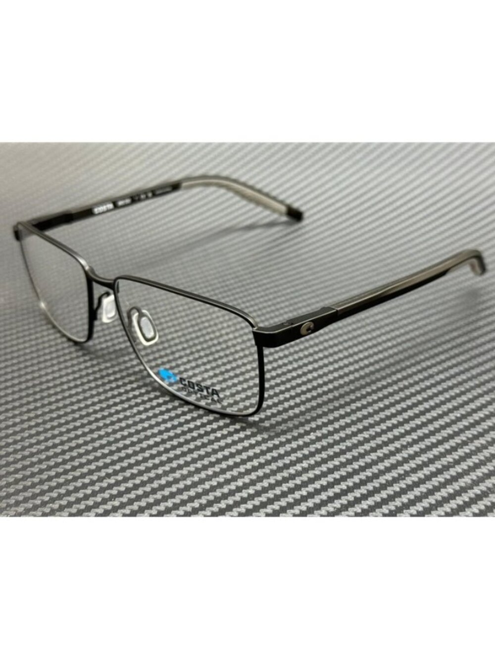 New Costa Del Mar Men Matte Black Eyeglasses 57-16-145